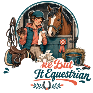 Broke But Make It Equestrian — art by Bazzai Studio