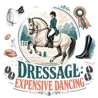 DRESSAGE: EXPENSIVE DANCING — art by Bazzai Studio