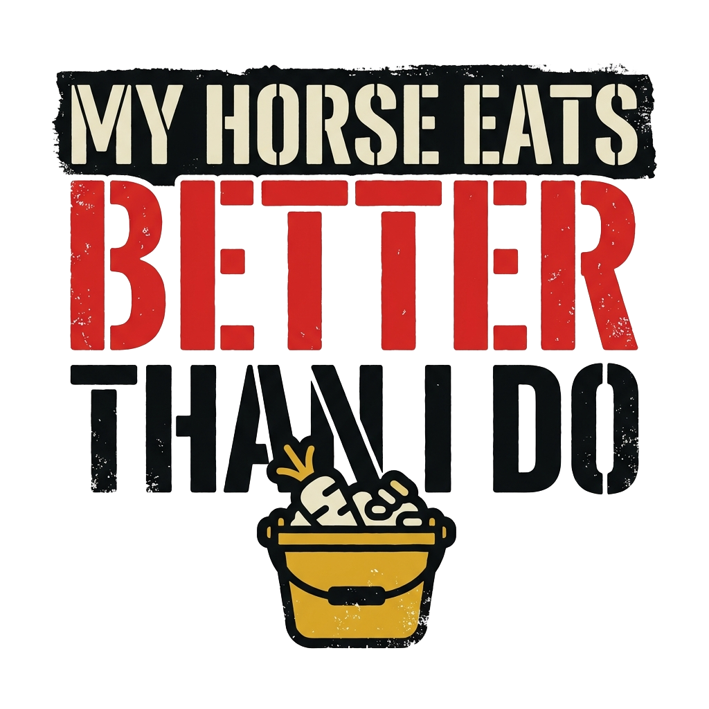 My Horse Eats Better Than I Do — art by Bazzai Studio