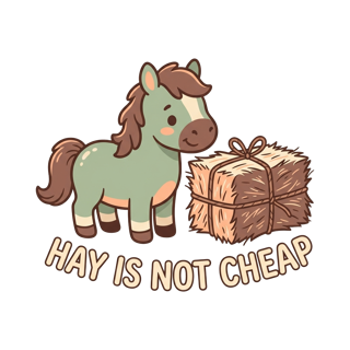HAY IS NOT CHEAP — art by Bazzai Studio