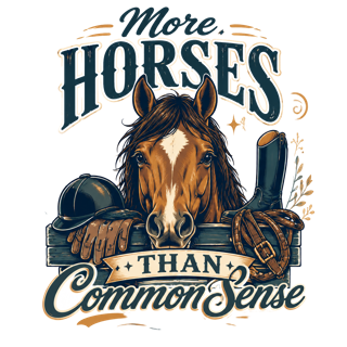 More Horses Than Common Sense — art by Bazzai Studio