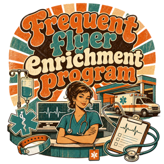 Frequent flyer enrichment program — art by Bazzai Studio