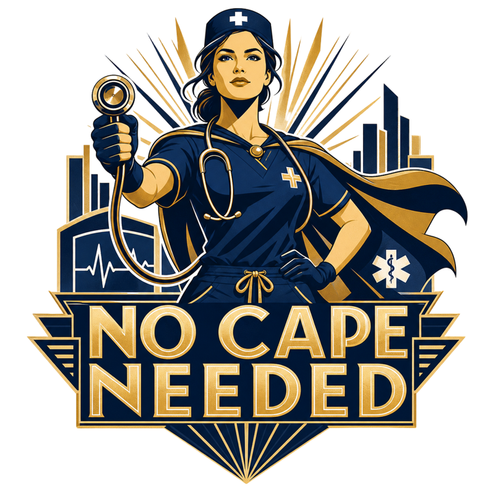 ER Nurse Superhero — ernurse t-shirt design by Bazzai Studio