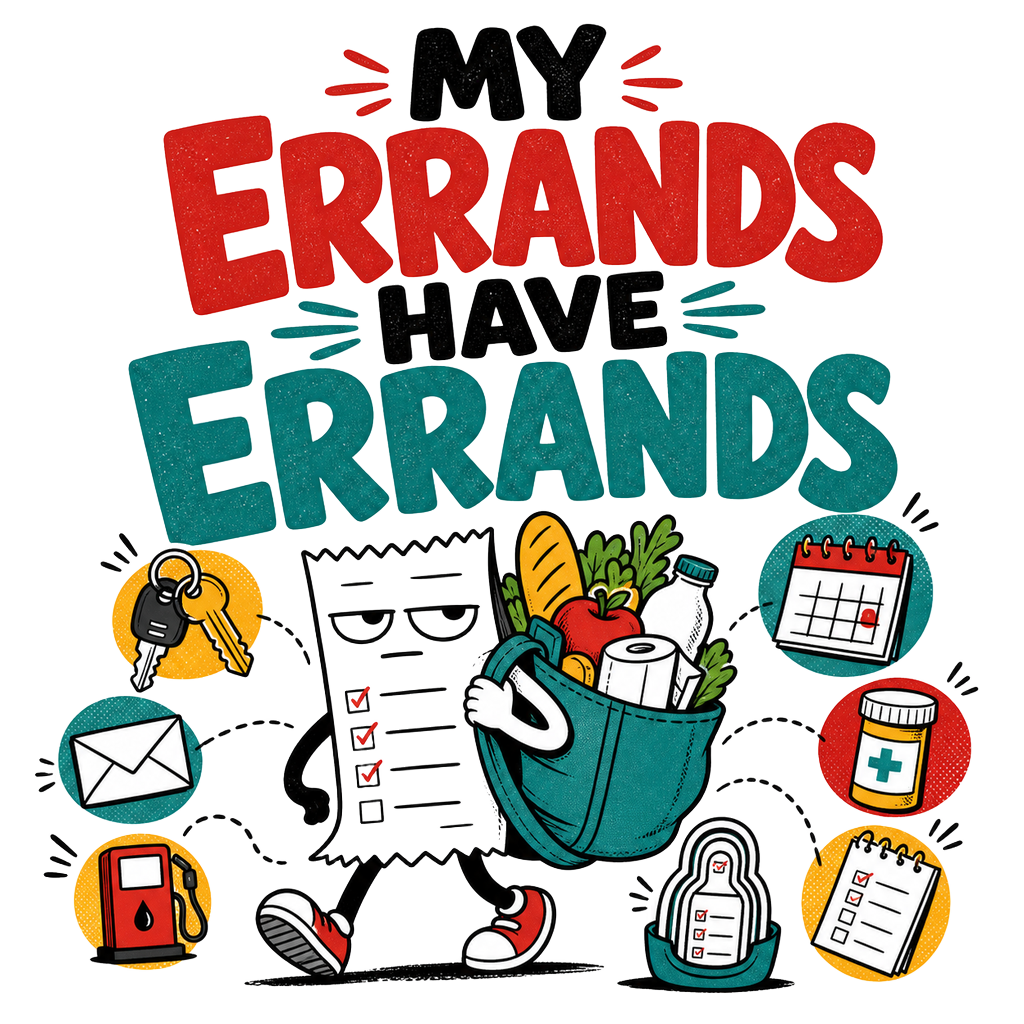 MY ERRANDS HAVE ERRANDS — art by Bazzai Studio