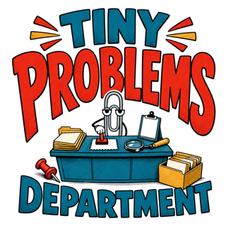 TINY PROBLEMS DEPARTMENT — art by Bazzai Studio