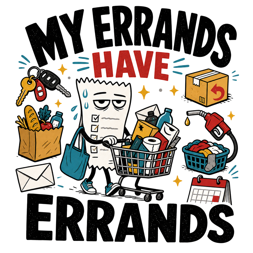 MY ERRANDS HAVE ERRANDS — art by Bazzai Studio