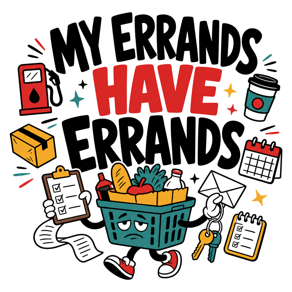 MY ERRANDS HAVE ERRANDS — art by Bazzai Studio