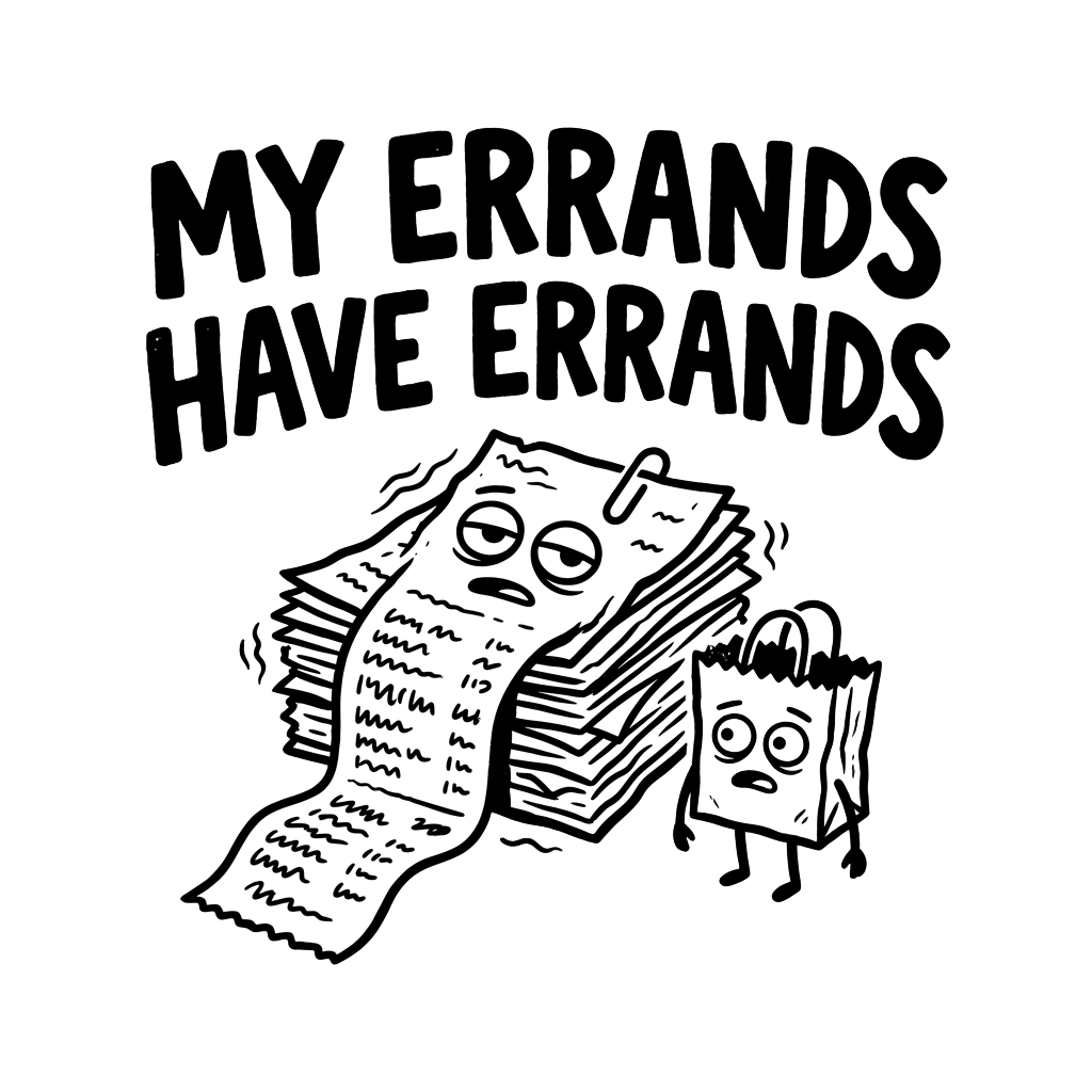 My Errands Have Errands — art by Bazzai Studio