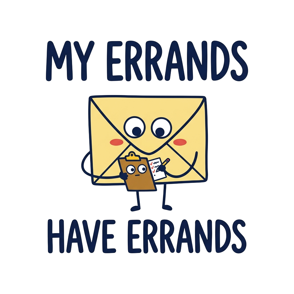 MY ERRANDS HAVE ERRANDS — art by Bazzai Studio