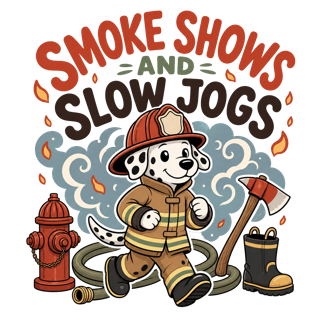SMOKE SHOWS AND SLOW JOGS — art by Bazzai Studio
