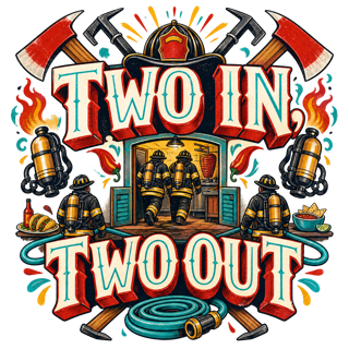 TWO IN, TWO OUT — art by Bazzai Studio