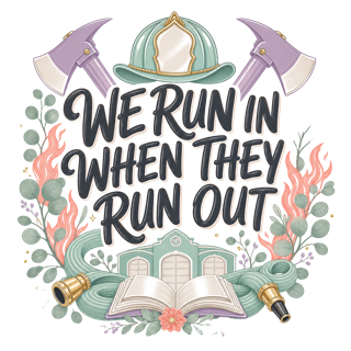 WE RUN IN WHEN THEY RUN OUT — art by Bazzai Studio