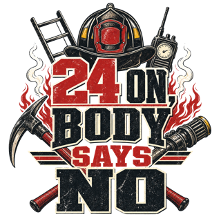 24 on, body says no — art by Bazzai Studio
