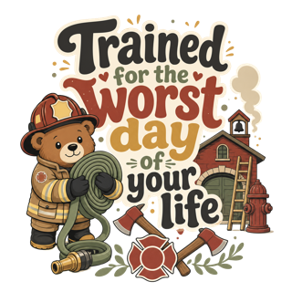 Trained for the worst day of your life — art by Bazzai Studio