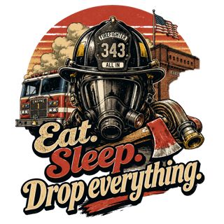 Eat. Sleep. Drop everything. — art by Bazzai Studio