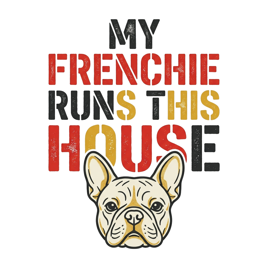 My Frenchie Runs This House — art by Bazzai Studio