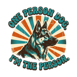 ONE PERSON DOG. I'M THE PERSON. — art by Bazzai Studio