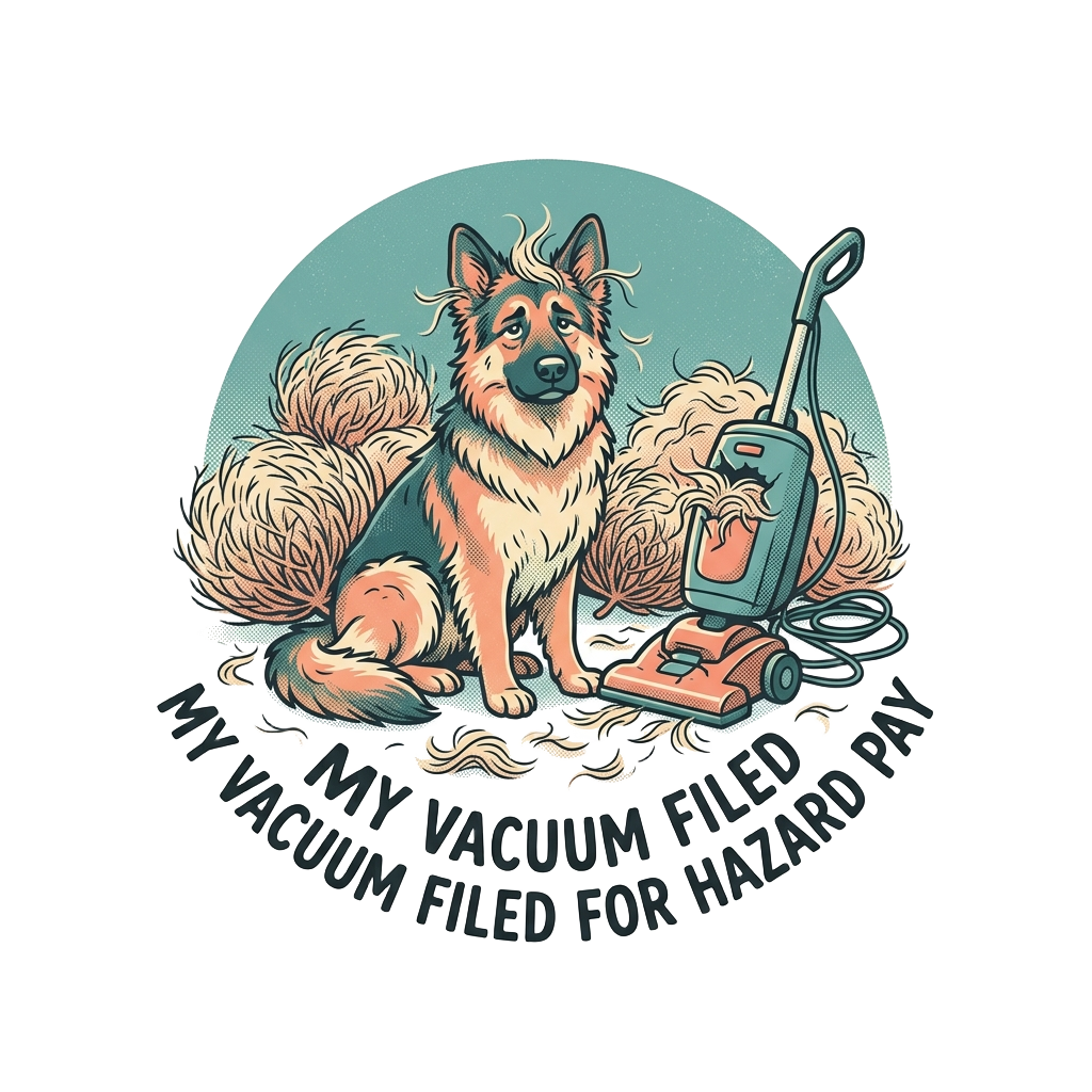 My Vacuum Filed for Hazard Pay — art by Bazzai Studio
