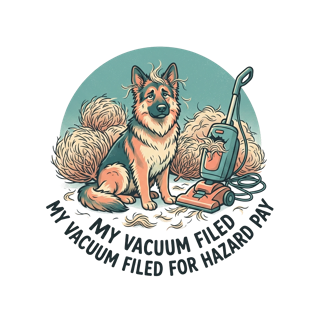 My Vacuum Filed for Hazard Pay — art by Bazzai Studio