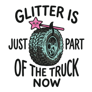Glitter is just part of the truck now — art by Bazzai Studio