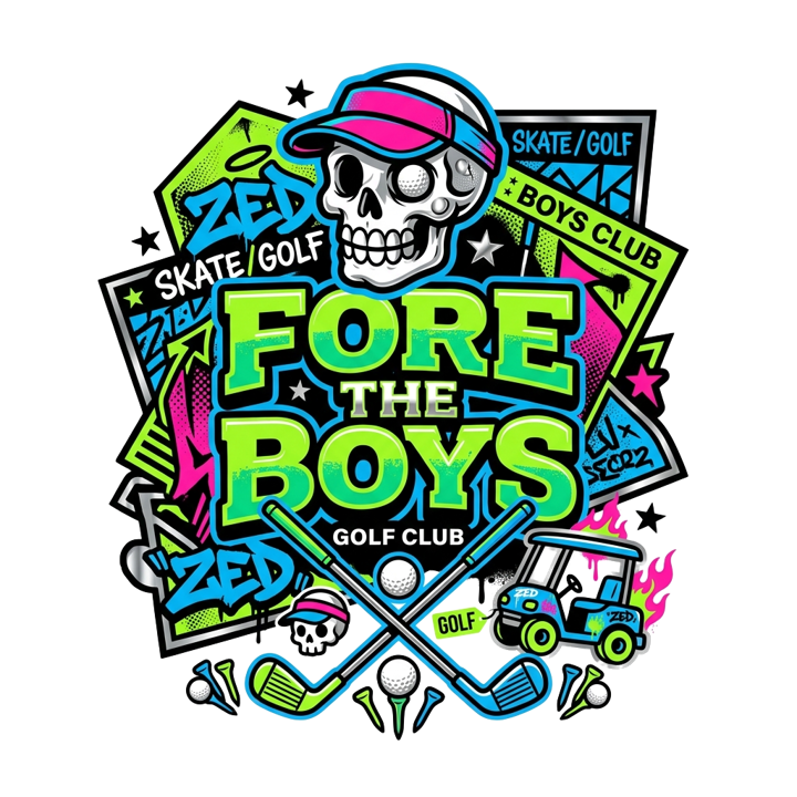 FORE THE BOYS — golf life t-shirt design by Bazzai Studio