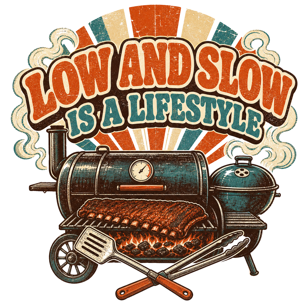 LOW AND SLOW IS A LIFESTYLE — art by Bazzai Studio