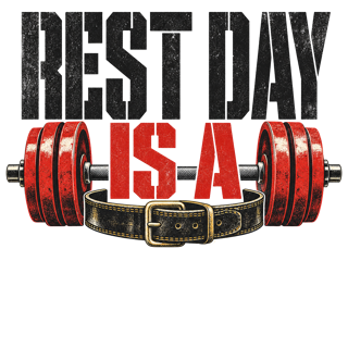 REST DAY IS A THEORY — art by Bazzai Studio