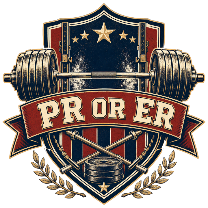 PR OR ER — gym & lifting t-shirt design by Bazzai Studio