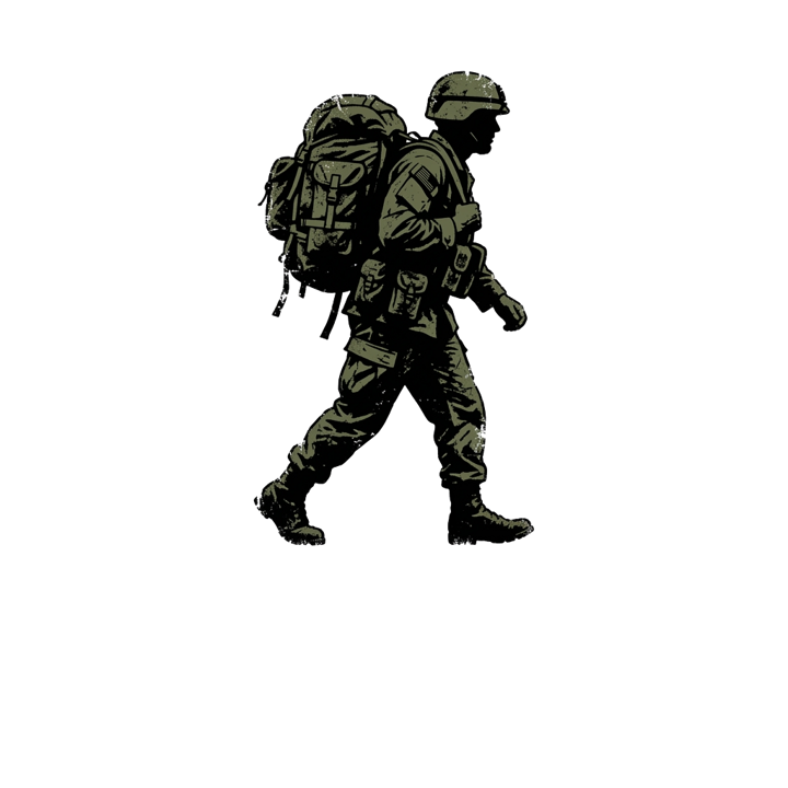 Rucking (Military Fitness) — gym lifting t-shirt design by Bazzai Studio