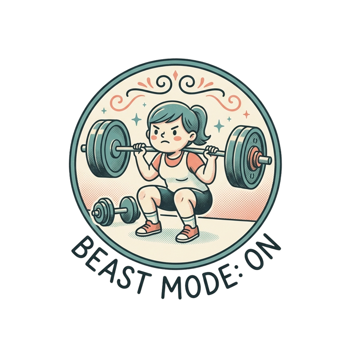 BEAST MODE: ON — gym & lifting t-shirt design by Bazzai Studio