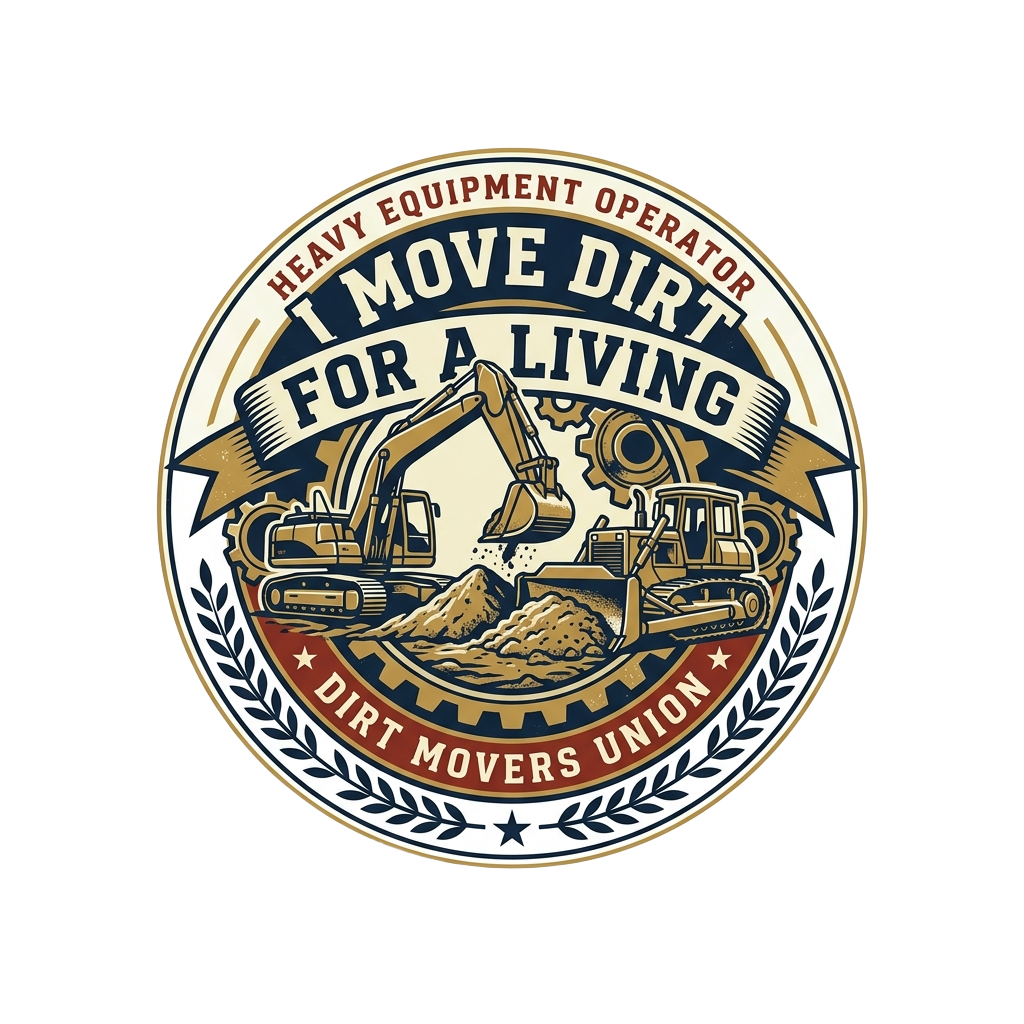 I MOVE DIRT FOR A LIVING — art by Bazzai Studio