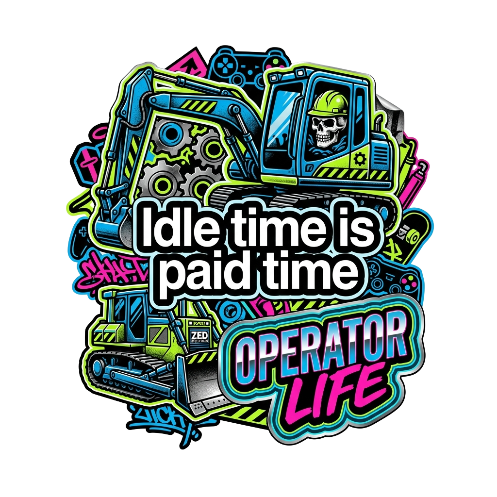 Idle time is paid time — art by Bazzai Studio
