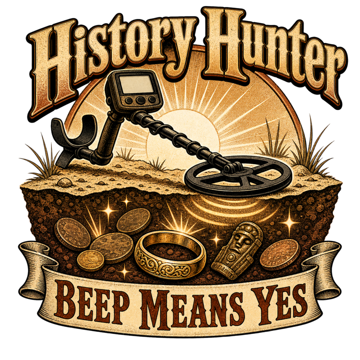 Metal Detecting — hunting t-shirt design by Bazzai Studio