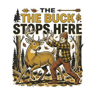 THE BUCK STOPS HERE — art by Bazzai Studio