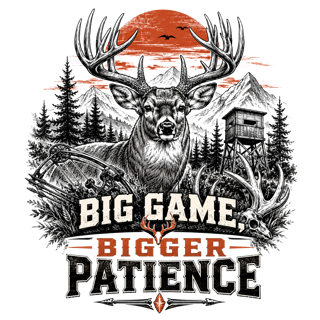 BIG GAME, BIGGER PATIENCE — art by Bazzai Studio
