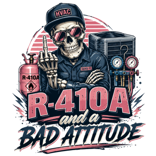 R-410A and a bad attitude — art by Bazzai Studio