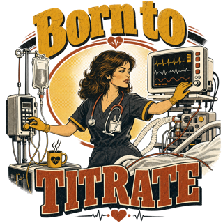 Born to titrate — art by Bazzai Studio