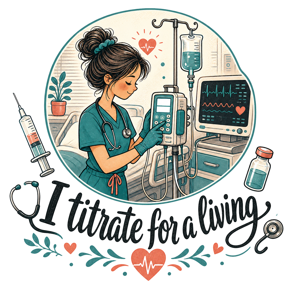 I titrate for a living — art by Bazzai Studio