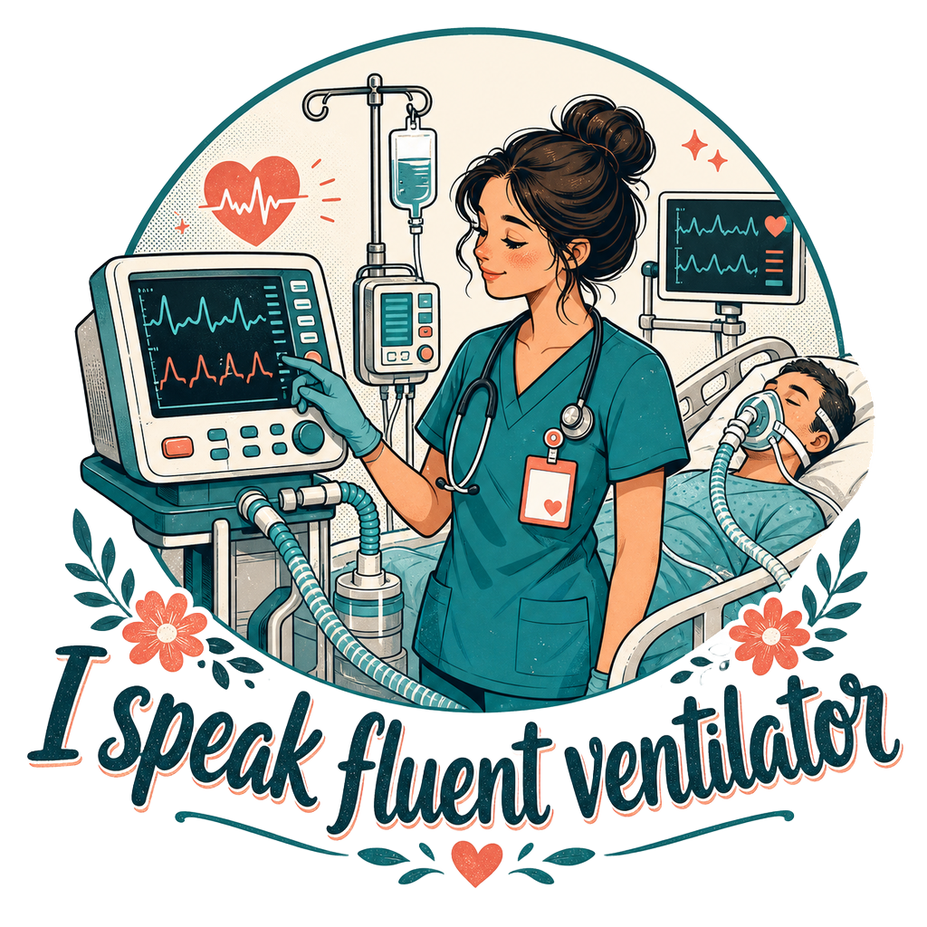 I speak fluent ventilator — art by Bazzai Studio
