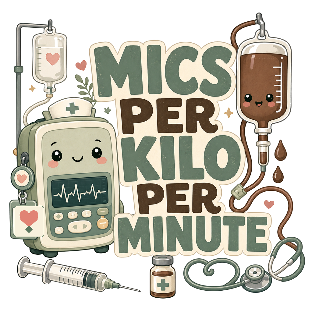MICS PER KILO PER MINUTE — art by Bazzai Studio