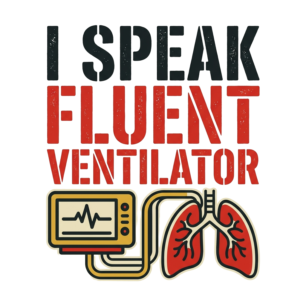 I speak fluent ventilator — art by Bazzai Studio