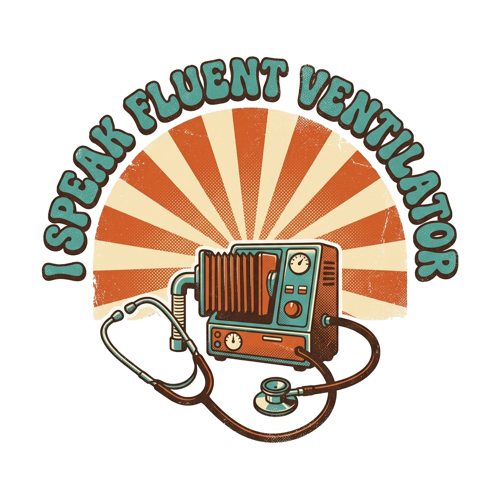 I speak fluent ventilator — art by Bazzai Studio