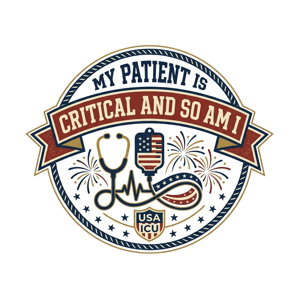 My patient is critical and so am I — art by Bazzai Studio