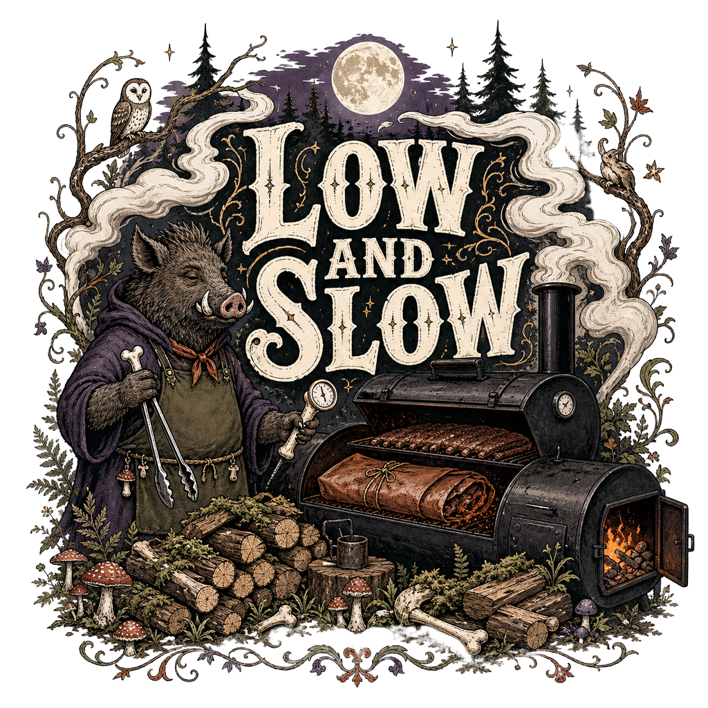 LOW AND SLOW — art by Bazzai Studio