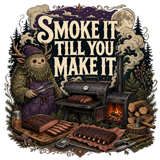 SMOKE IT TILL YOU MAKE IT — art by Bazzai Studio