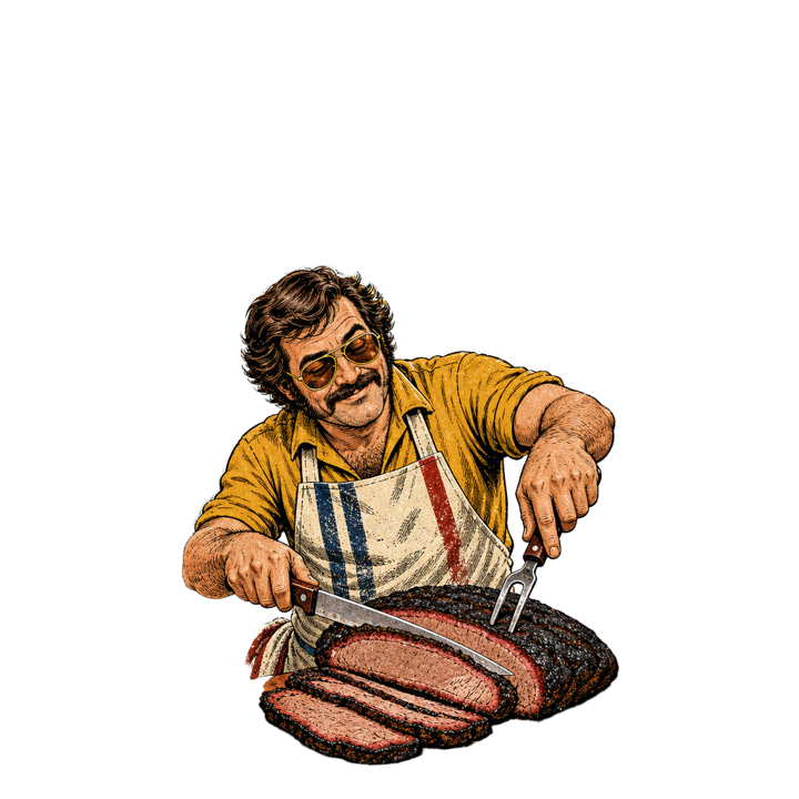 RESPECT THE SMOKE RING — low slow pitmaster t-shirt design by Bazzai Studio