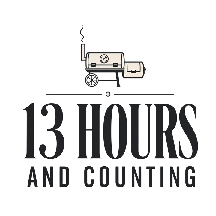 13 HOURS AND COUNTING — low slow pitmaster t-shirt design by Bazzai Studio
