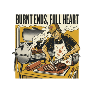 BURNT ENDS, FULL HEART — art by Bazzai Studio