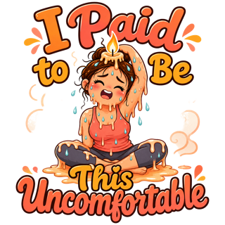 Hot Yoga Humor — art by Bazzai Studio