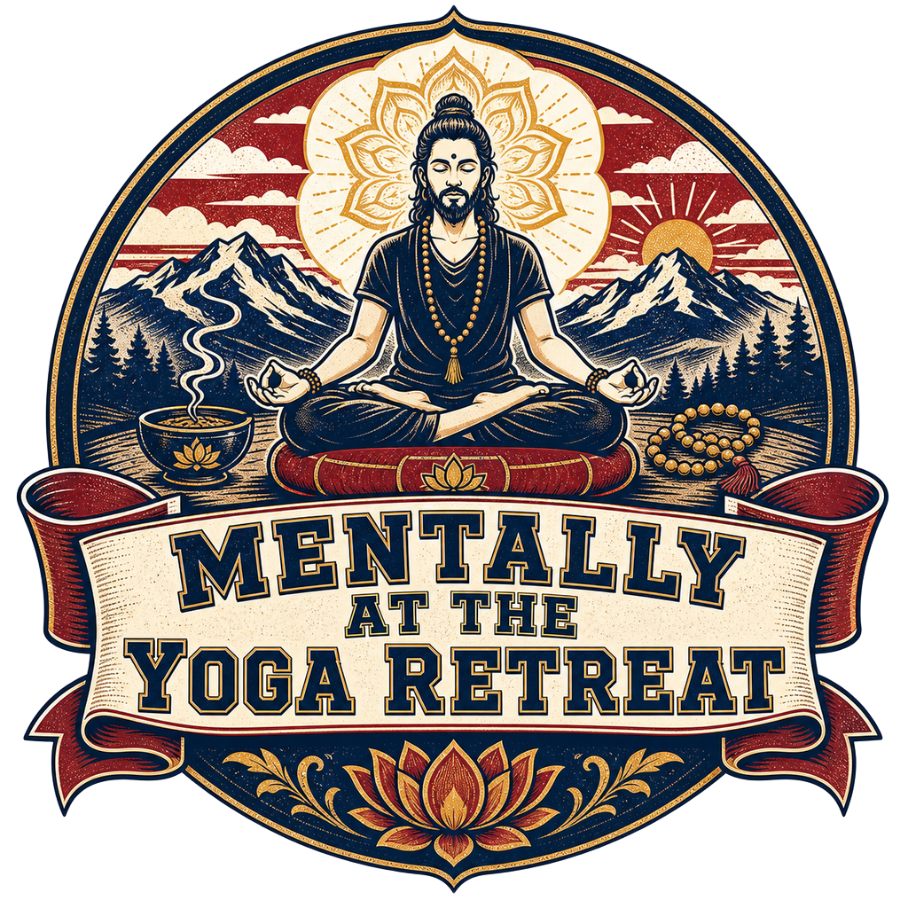 MENTALLY AT THE YOGA RETREAT — art by Bazzai Studio